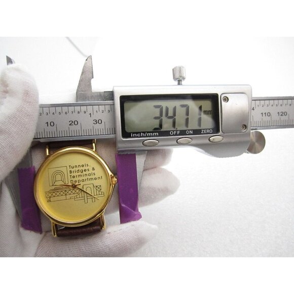 Men Tunnels Bridges & Terminals Department Quartz WR Analog 34mm Watch (G275) - Picture 2 of 9